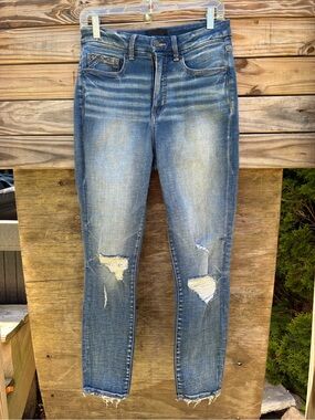 Buckle Black Fit 35 Ankle Skinny Jeans Size 29 x 27